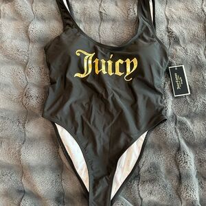 Juicy Couture NWT Black One-Piece Swimsuit